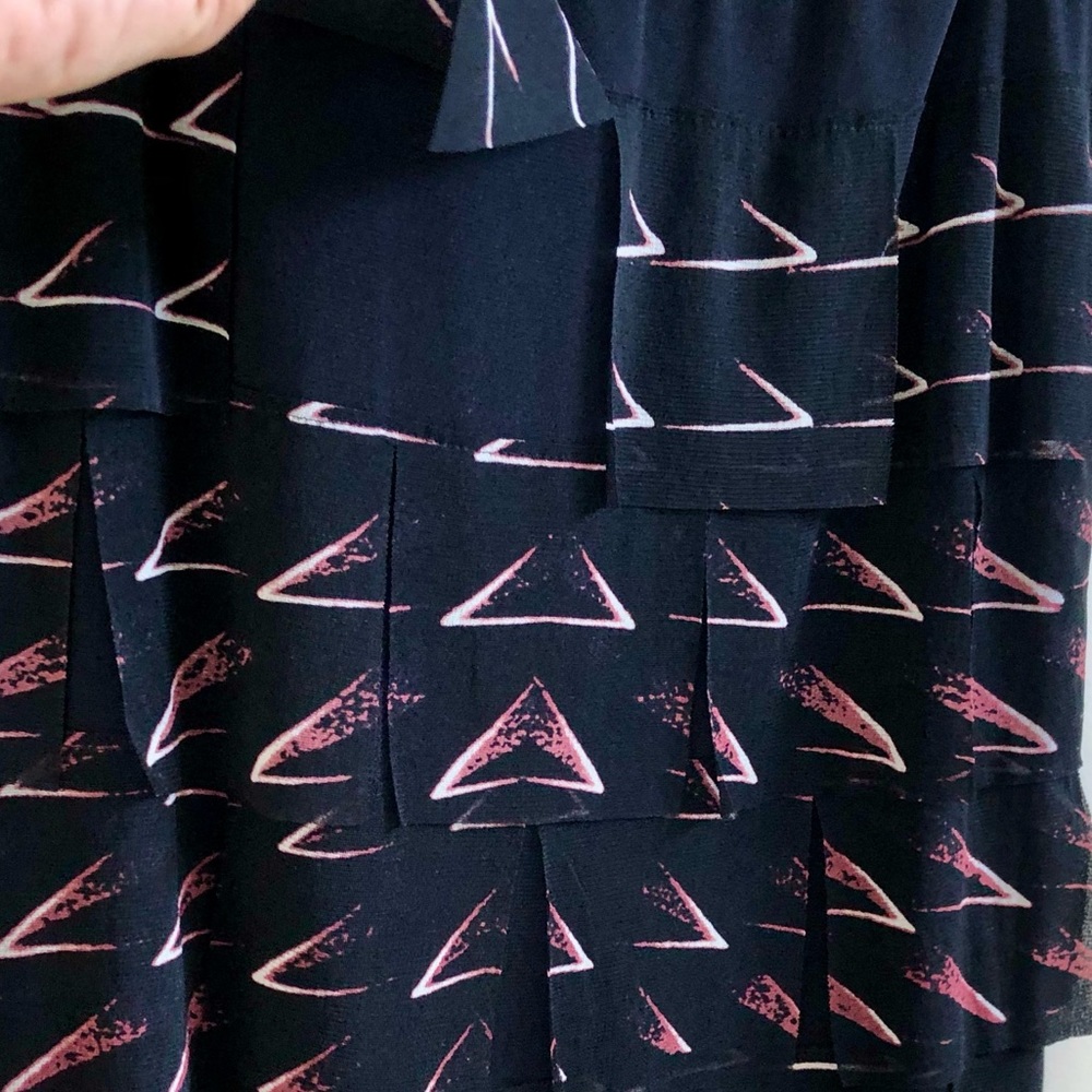 Vivienne Tam Vintage Mesh Printed Skirt - Picture 9 of 11